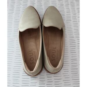 SOUL Naturalizer Womens Yippee Slip On Shoes Cream Size 6.5 Pre-Owned